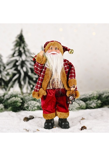 Geeroyoo Yılbaşı Dekorasyonu: Ayakta Şapkalı Noel Baba Figürü, Pratik Ve Dayanıklı