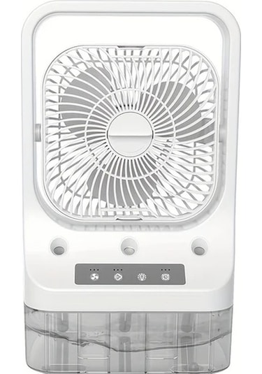 Motion003 Taşınabilir Usb Fanı Mini Soğutma Fanı Gece Lambalı Çoklu Hız Ayarlı Masaüstü Fan İç Dış Mekan Ofis Yurtlar İçin