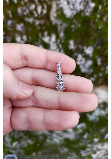 Ayyıldız İşleme 925 Ayar Gümüş Tesbih İmamesi