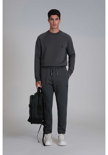 Lufian Erkek Grant Sweatshirt 112030154 Haki Haki