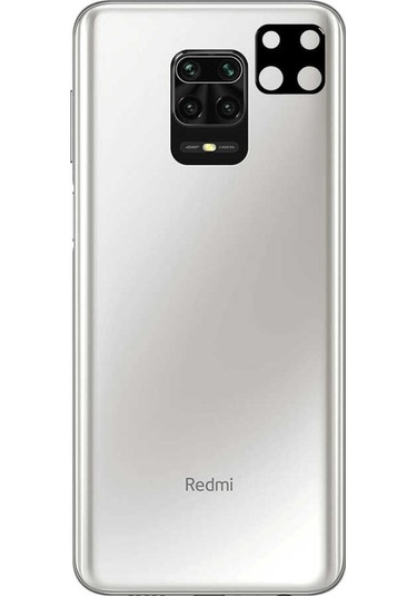 Xiaomi Redmi Note 9S Zore 3D Kamera Camı Siyah