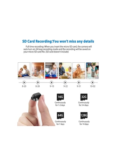 Folinda X5 Akıllı Ev İzleme Kamerası - 1080p Hd, Gece Görüşü, Hareket Algılama, 160 Geniş Açı, Wifi Uzaktan Erişim