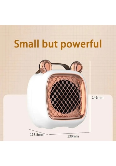 Trendooze Mini Taşınabilir Akıllı Havalı Elektrikli Isıtıcı Dongjing Isı Yalıtımlı