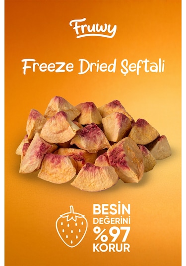Freeze Dried Şeftali Kova Dondurularak Kurutulmuş Şeftali Diğer