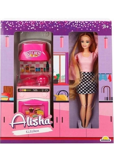 Sunman-alisha Bebek Ve Mutfak Oyun Seti