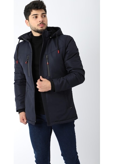 Stil Kombin Çift Göğüs Fermuarlı Su Geçirmez Şişme Mont Pldp 2941 (550815748)