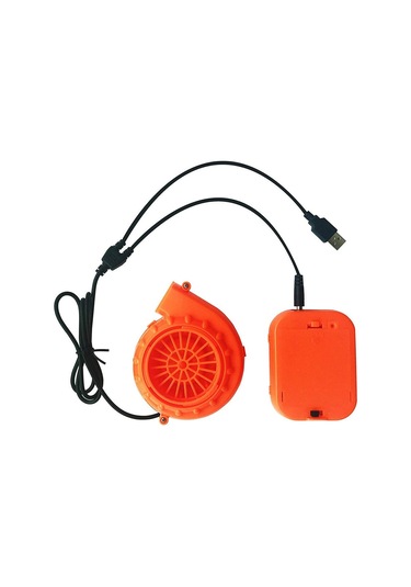 4xaa Kuru Pil Veya Usb İle Güçlendirilen Maskot Kafası Şişme Kostüm Fan 6v İçin Mini Fan Üfleyici