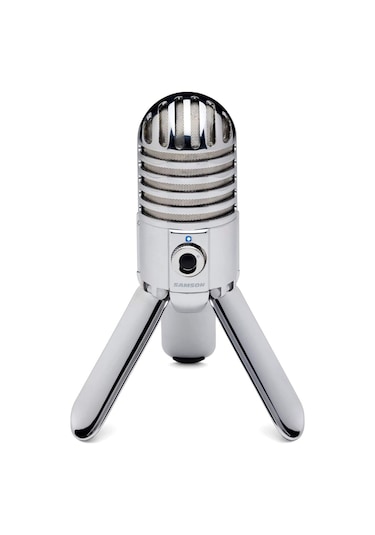 Meteor Mic Usb Mikrofon, Taşınabilir Stüdyo Kondansatör Mikrofonu, Chrome
