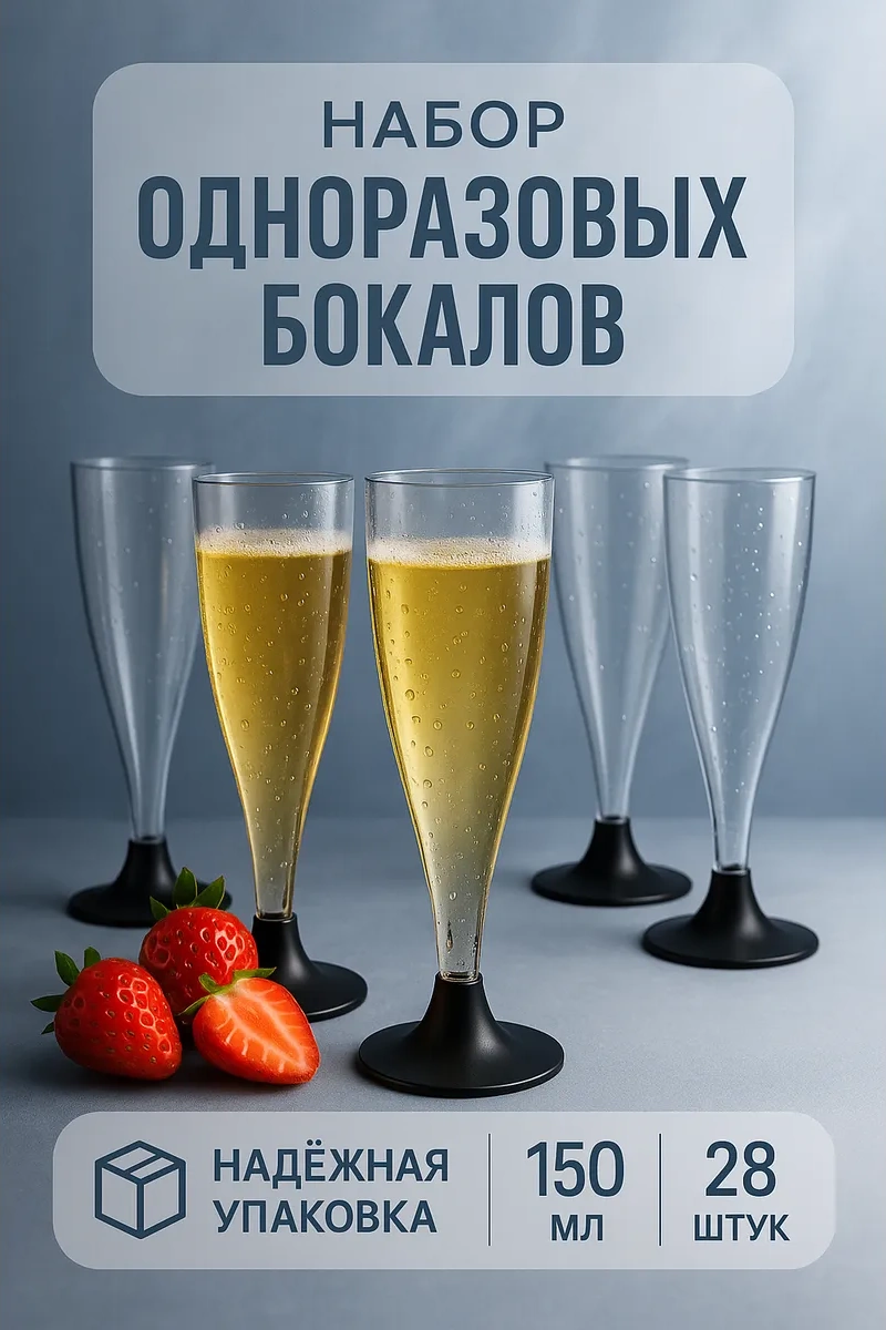 Eco Pack 150 Ml 28 Adet Şampanya Tek Kullanımlık Bardaklar 311669365 100 adet