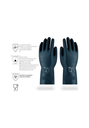 Ysb Neo Hard Doğal Kauçuk Usta Işi Mermerci Eldiveni XL Beden 144 Çift