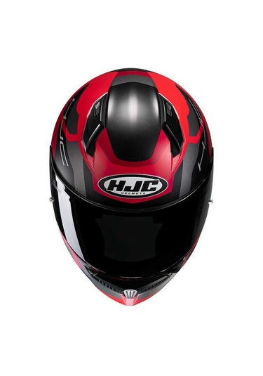 Hjc C10 Tins Mc1sf Motosiklet Kaskı Kırmızı