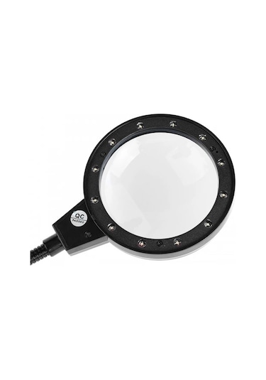 -12 Led Clipslı Işıklı Büyüteç,ışıklı Masa Lambası Çalışma Lambası