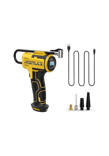 El Tipi Şarjlı Hava Pompaso 3600 Mah 150psı