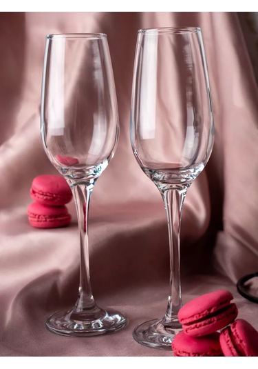 Pasabahce 210 Ml Şampanya Şarapları, 2'li Cam Set 12038725
