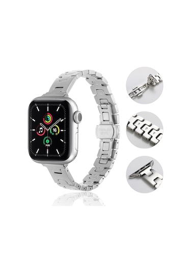 Watch 10 42mm Ardx Krd-150 Metal Kordon Strap Kayış - Starlight