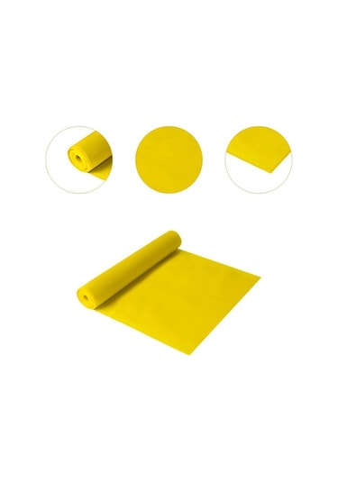 Pazly Sarı Sarı Jimnastik İçin Homyl Esneme Egzersiz Direnç Dans Bandı Fk Sarı