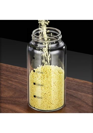 Kosona 150ml Cam Baharat Kavanozu, 4 Farklı Çıkış Açığı, Döner Kapağı Ve Ölçü İzleriyle Dayanıklı Diğer