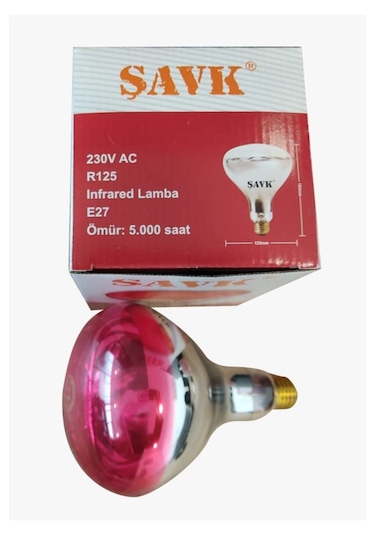 Şavk 250W Infrared Isı Veren Ampul