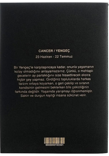 Yengeç Burcu Yıldız Haritası Defter