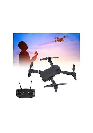 Geeroyoo E88 Çift Kamera 4k Fpv Dron: Katlanabilir Dört Eksenli Uçak, Yükseklik Sabitleme, Yörünge Uçuş Ve Hd Görüntü Aktarımı Oyuncağı