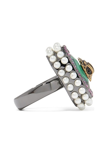 Emerald Cocktail Ring Kadın Yüzük 2x2x2.5 Cm Yeşil