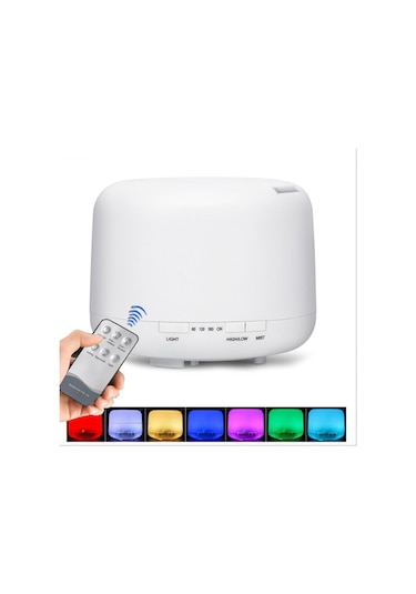 Wezone 500ml Ev, Ofis, Spor Odaları İçin Sessiz Ultrasonik Nemlendirici Aromaterapi Yağı Dağıtıcı Ab, Abd, İngiltere Standartları