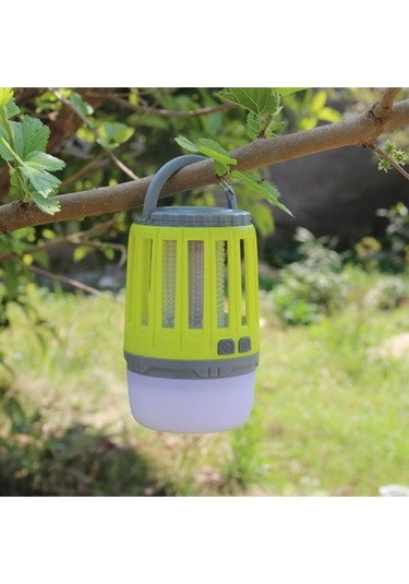 Bloomnest Mor Işık Elektrik Şoklu Sivrisinek Öldürücü, Taşınabilir Kamp Işığı