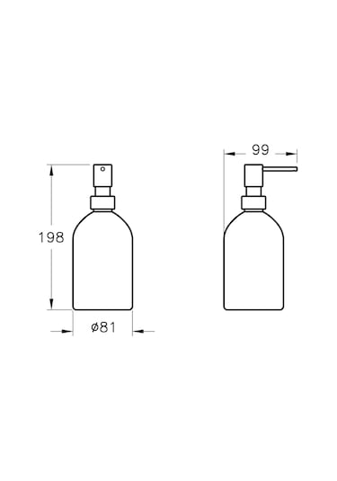 VitrA Origin Sıvı Sabunluk Fırçalı Nikel  A4489134