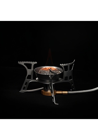 Vkemall Rüzgar Geçirmez Kamp Ocağı Gümüş