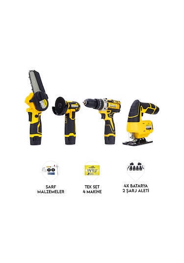 Dawreek DW12V Mini Dörtlü Set