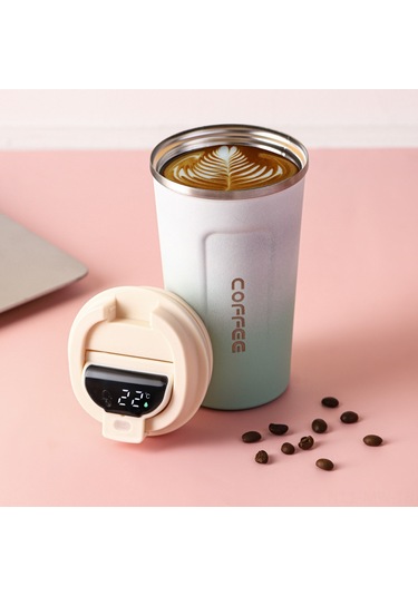 Moveevo 510ml Akıllı Sıcaklık Gösteren Paslanmaz Çelik Vakumlu Termos Bardak - Isı Ve Soğuk Tutma, Sızıntısız, Arabaya Uyumlu, Gradyan Mavi Mavi Moveevo 510ml Akıllı Sıcaklık Gösteren Paslanmaz Çelik Vakumlu Termos Bardak - Isı Ve Soğuk Tutma, Sızıntısız, Arabaya Uyumlu, Gradyan Mavi Mavi