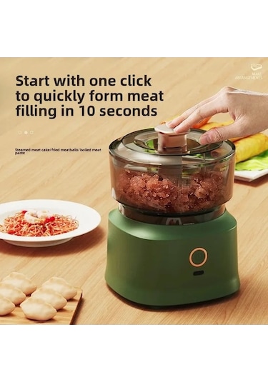 Zyzqstore Yeni Çok Fonksiyonlu Mutfak Makinesi Akülü Kıyma Aleti, Çok Renkli Çok Renkli