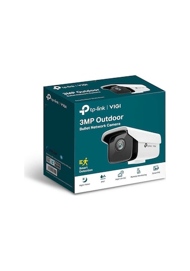 TP-Link VIGI C300HP-4 3 MP 25 - 30 FPS Outdoor Bullet Network Kamera