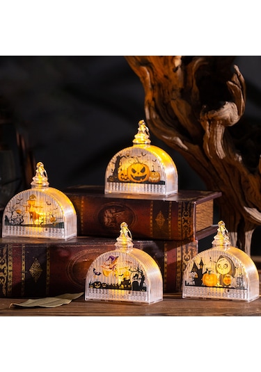 Skycity Halloween Çocuk El Feneri: Işık Veren Kemerli Adam Figürü, Parti Dekorasyonu Ve Kostüm Aksesuarı Diğer