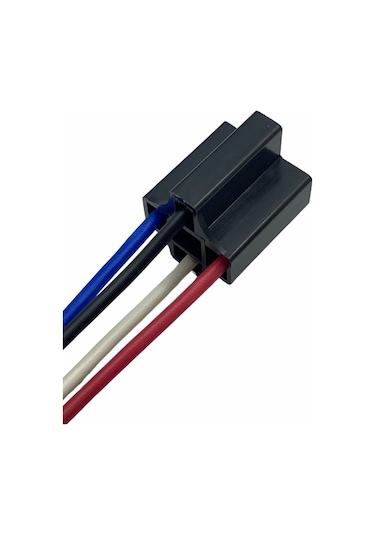 Röle Soketi Röle Yuvası 5 Uçlu Siyah 5 Kablolu 2.5 Mm Kablolu