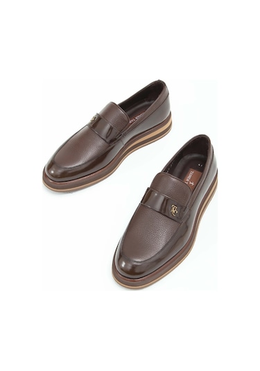 Tamer Tanca Erkek Hakiki Deri Kahverengi Açma Casual Ayakkabı 183 20067 Erk Ayk Sk22/23 Khv Acma/khv Gyk Kahverengi