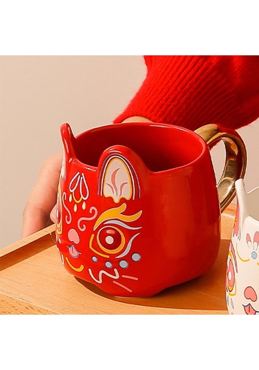 Suntek Tavşan Şekli Kahve Fincanları Süt Yoğurt Ofis