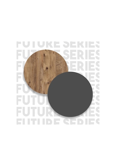 Future Orta Sehpa 2 Kapaklı Çam-antrasit Fr14-aa