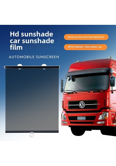 Maiyame Kamyon Ön Camı İçin Uzatılabilir Isı Yalıtımı Cam Filmi, Sürekli Cam Görünürlüğü, Saksi Montajlı, 72x150 Cm
