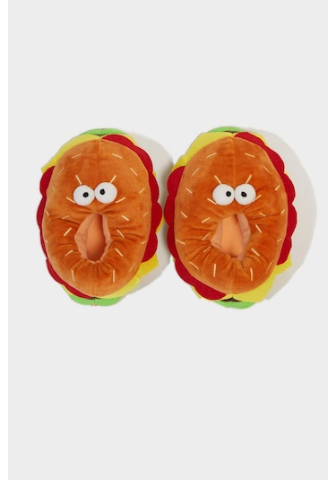 Defacto Erkek Çocuk Düz Taban Panduf F1937a825wnkr1 Çok Renkli