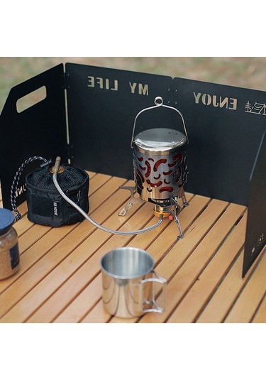 Ise Mount Açık Taşınabilir Kamp Piknik Sıcak Tutmak Sobalar Kapak Gümüş
