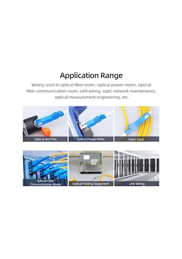 Yaozixa Sc Erkekden Lc Dişeye Fiber Optik Adaptörü - Yüksek Verimli, Düşük Kayıp, 1200-1600nm Dalga Boyu, 1000+ Tak-çık