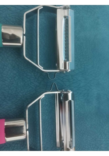 Pembe Soyacak Doğrayıcı Jülyen Bıçağı Pembe