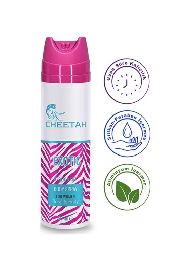 Cheetah Exotic Kadın Sprey Deodorant 150 ML
