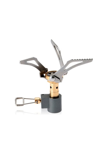 Mini Gazlı Ocak Brülörü Hafif Kamp Yürüyüş Gazlı Brülör Brs Açık Hava Taşınabilir Titanyum Kamp Gazlı Ocak Brs-3000t Gümüş