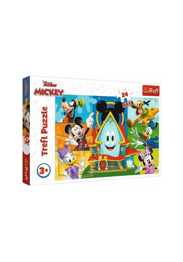 Puzzle-14351 Maxi Mickey Mouse 24 Parça Çocuk Puzzle