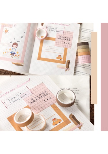 Geeroyoo Japon Washi Kağıt Bant - 2 Metre Dıy Dekorasyon Ve Hediye Paketleme İçin