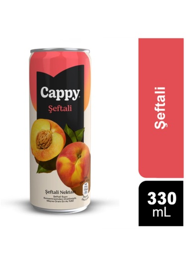 Cappy Şeftali Nektarı 330 Ml X 12 Adet
