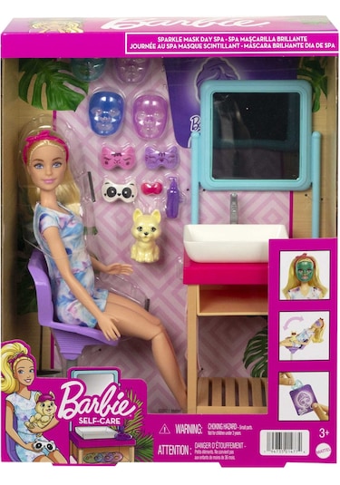 Barbie Işıltı Dolu Spa Günü Oyun Seti HCM82