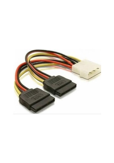 Tkz 2949 İkili Çift Sata Power Hdd 4 Pin Güç Kablosu